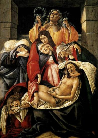 BOTTICELLI, Sandro Lamentation over the Dead Christ China oil painting art